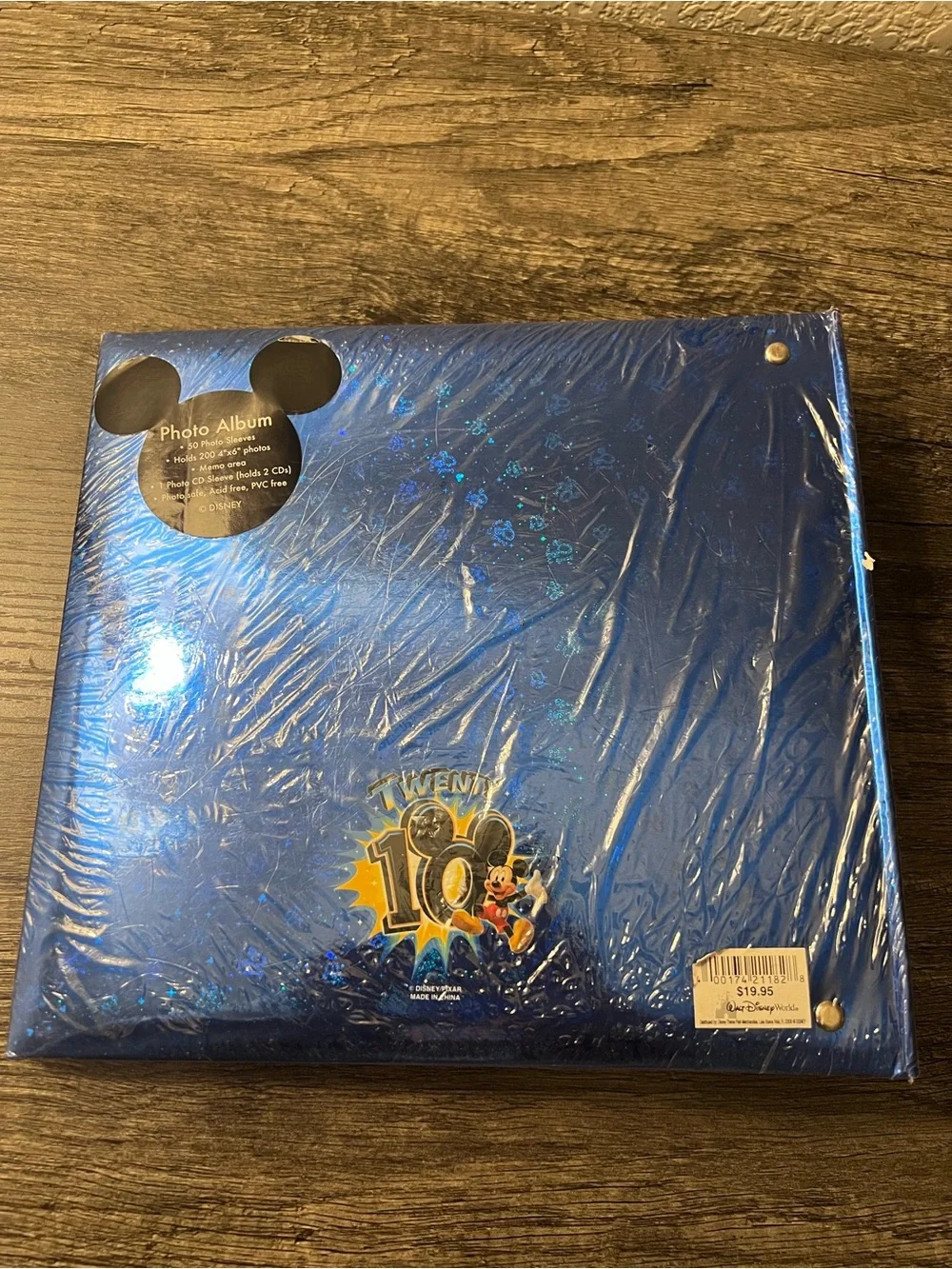 Vintage Walt Disney World 2010 Photo Album Disney Exclusive Sealed Mickey Mouse